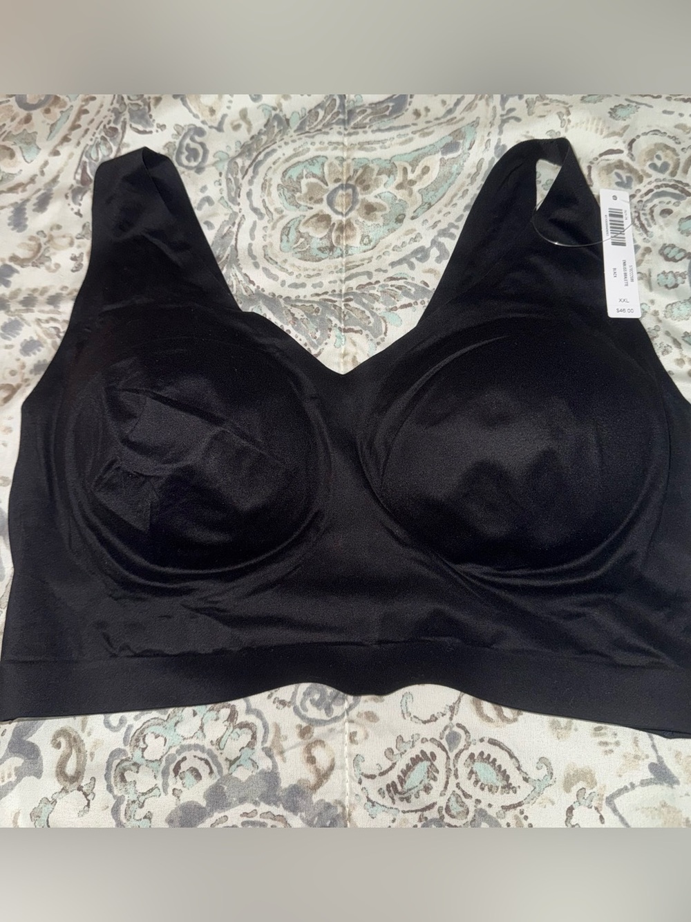 Soma XXL Enbliss Seamless Black Comfort Bra - Wireless Support